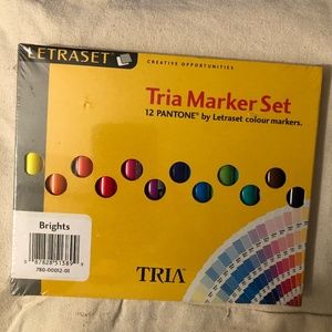 Tria Marker Set 12 PANTONE Color Markers by Letraset